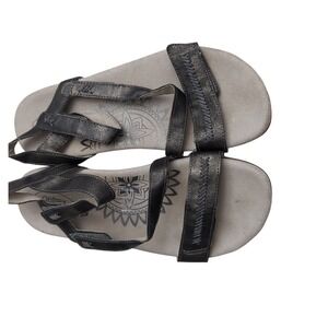 Aetrex Women's metallic shoes, comfort sandals with hook and loop closure 8.5